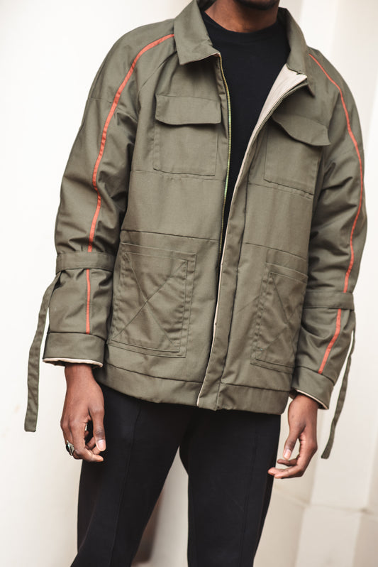 The Cargo Jacket - Olive